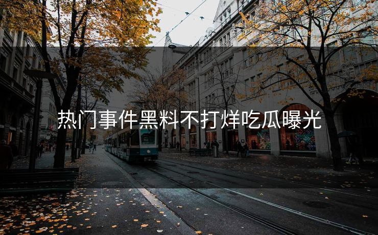 热门事件黑料不打烊吃瓜曝光
